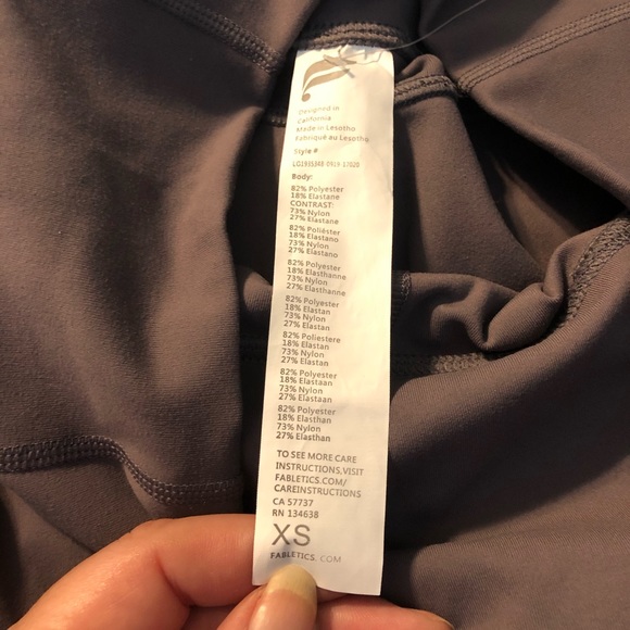 Fabletics high waisted statement leggings - Picture 6 of 8